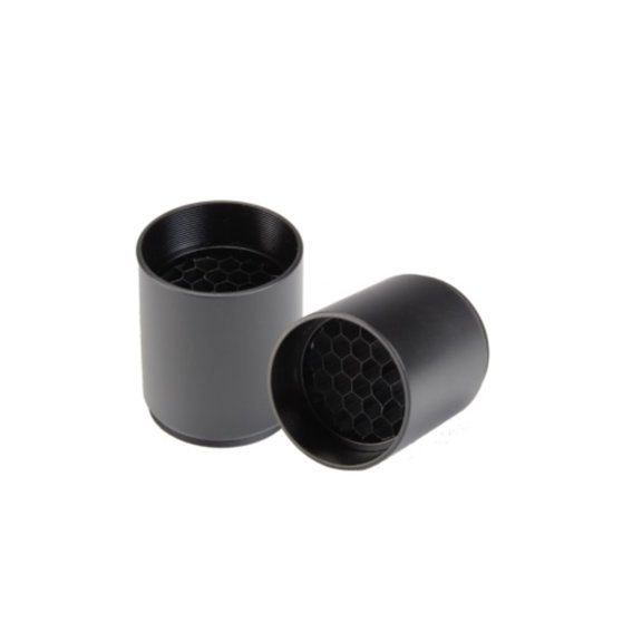 U.S. Optics Honeycomb Sunshade, w/Anti-Reflective Device for B-17 Optic, Matte Black, Small