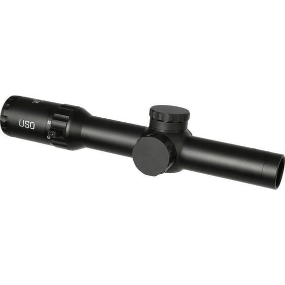 U.S. Optics SXR 1-6x28mm LPVO 34 mm Tube Rifle Scope, Second Focal Plane, Simple Crosshair Reticle, Matte Black