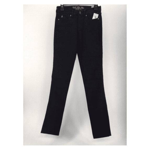 U.S. POLO ASSN. Women's Authentic Mid Rise Straight Fit Black Denim Size 2 Long
