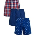 thumbnail image 1 of U.S. POLO MEN'S PACK 3 - 223 ROYAL RED LARGE - UNDERWEAR WOVEN BOXER COTTON P102, 1 of 1