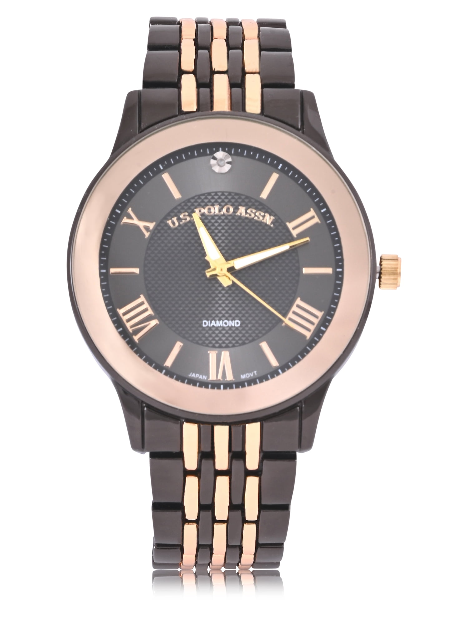 Adult Male 2-Tone Gunmetal/Gold Bracelet watch (USC80733WM)