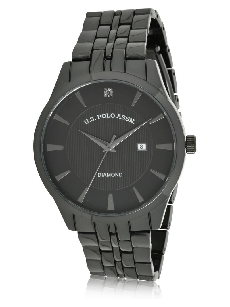 Polo Adult Male Analog Bracelet Watch in Gun Metal with