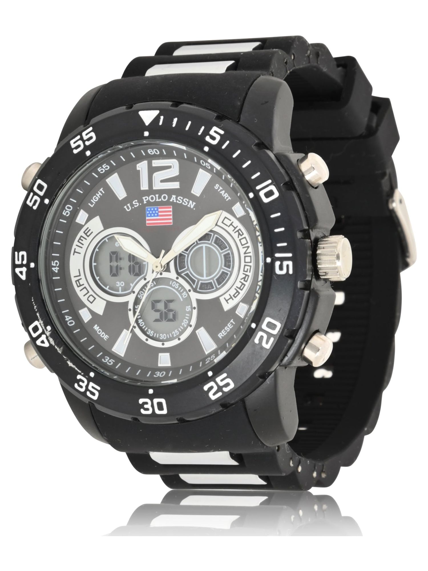 Armitron Sport Men's Black Digital Chronograph Strap Watch - Walmart.com