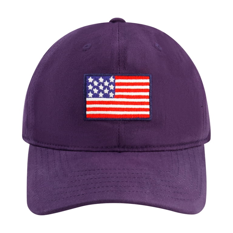 U.S. Polo Assn. American Flag Baseball Cap Navy Adjustable Strap Hat NWT US Polo Assn Hat Cap Strap Back Adult 13 Star USA Flag  main image 2