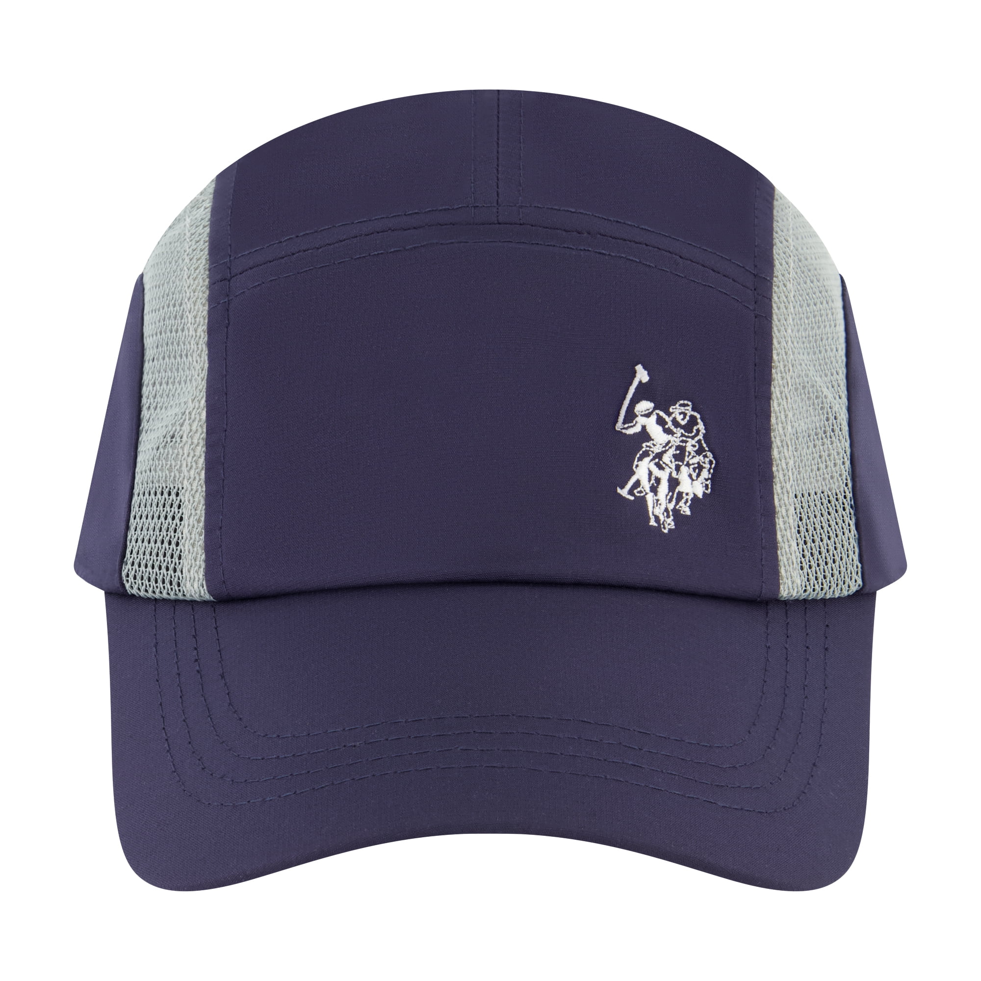 Polo Men's Adjustable Nylon Baseball Cap, Navy/Grey