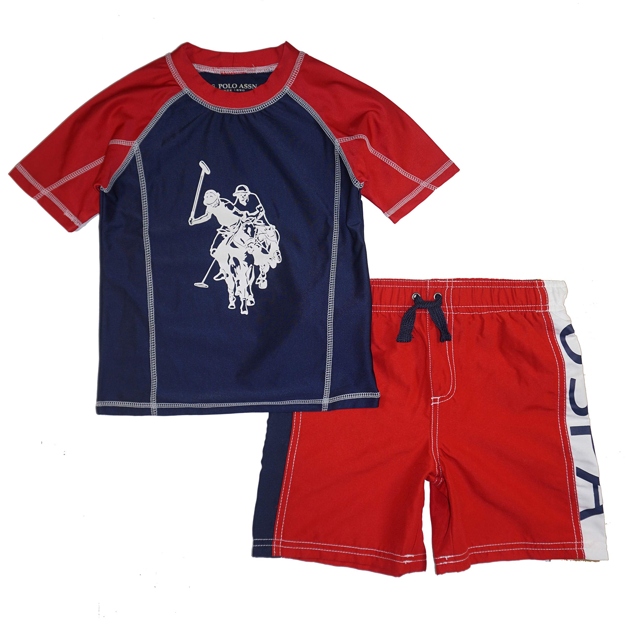 White/Beach Glass/Regatta Boys Polo main image 1