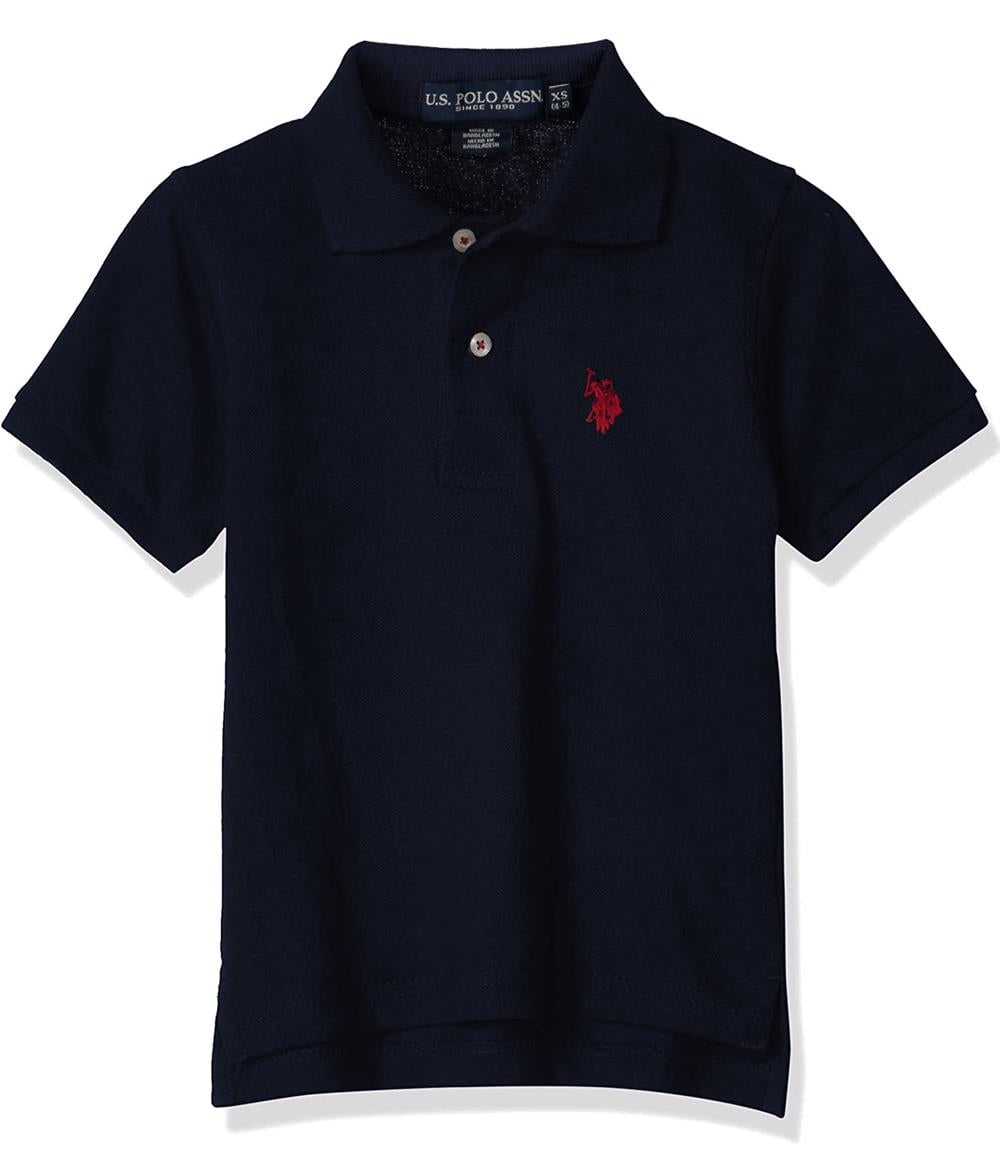 Boys' Short Sleeve Pique Uniform Polo Shirt - Cat & Jack