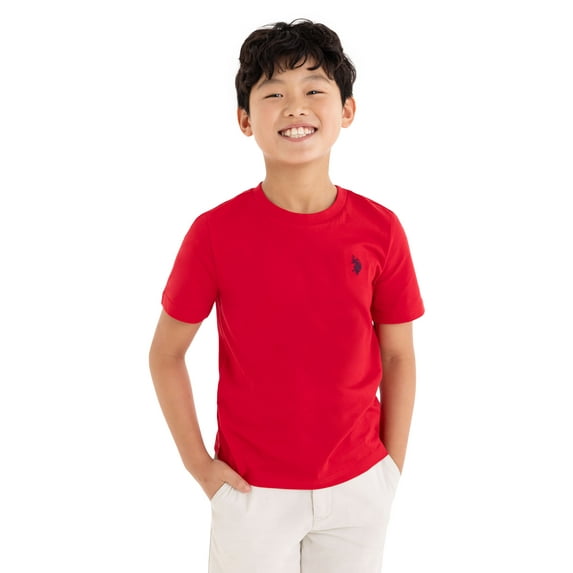 U.S. Polo Assn. Boys Crewneck T-shirt, Sizes 4-18