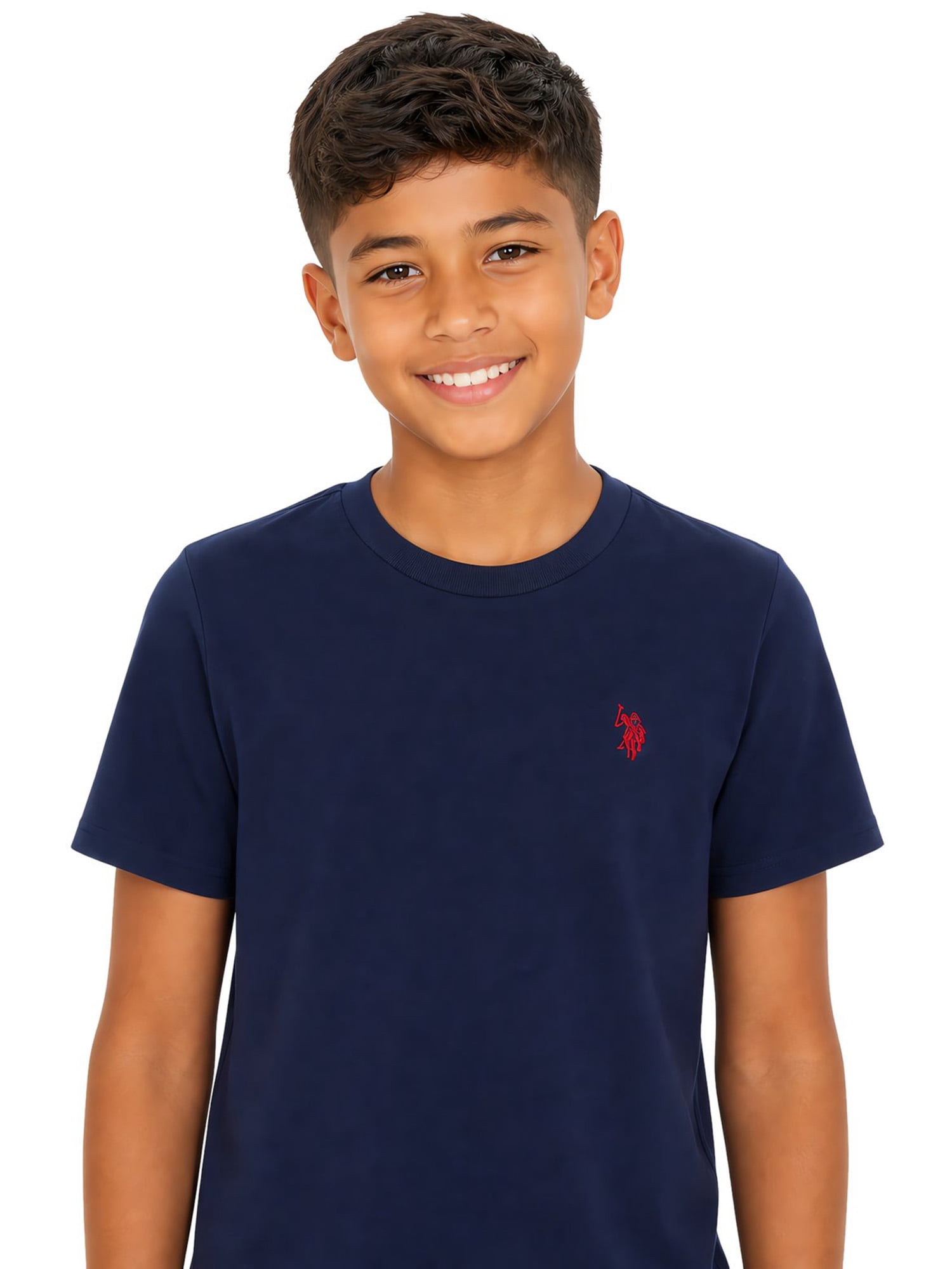 U.S. Polo Assn. Boys Crewneck T-shirt, Sizes 4-18