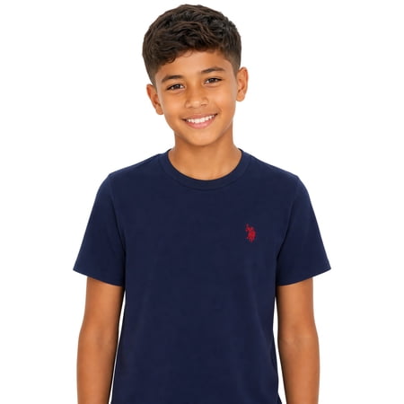 U.S. Polo Assn. Boys Crewneck T-shirt, Sizes 4-18