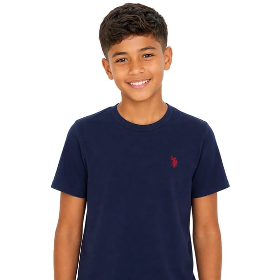 U.S. Polo Assn. Boys Crewneck T-shirt, Sizes 4-18