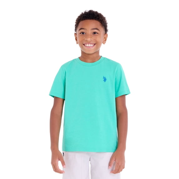 U.S. Polo Assn. Boys Crewneck T-shirt, Sizes 4-18