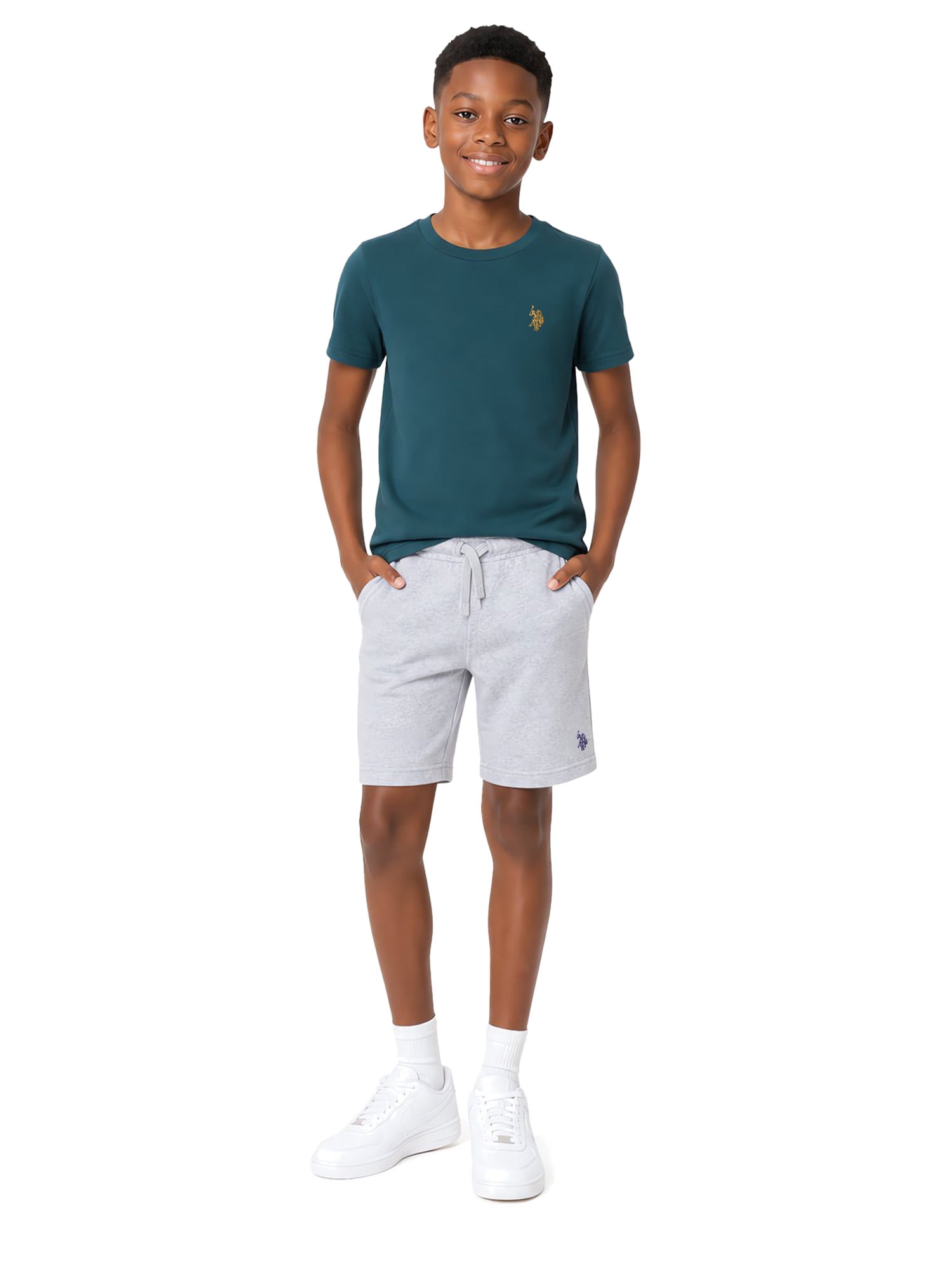 U.S. Polo Assn. Boys Crewneck T-shirt, Sizes 4-18