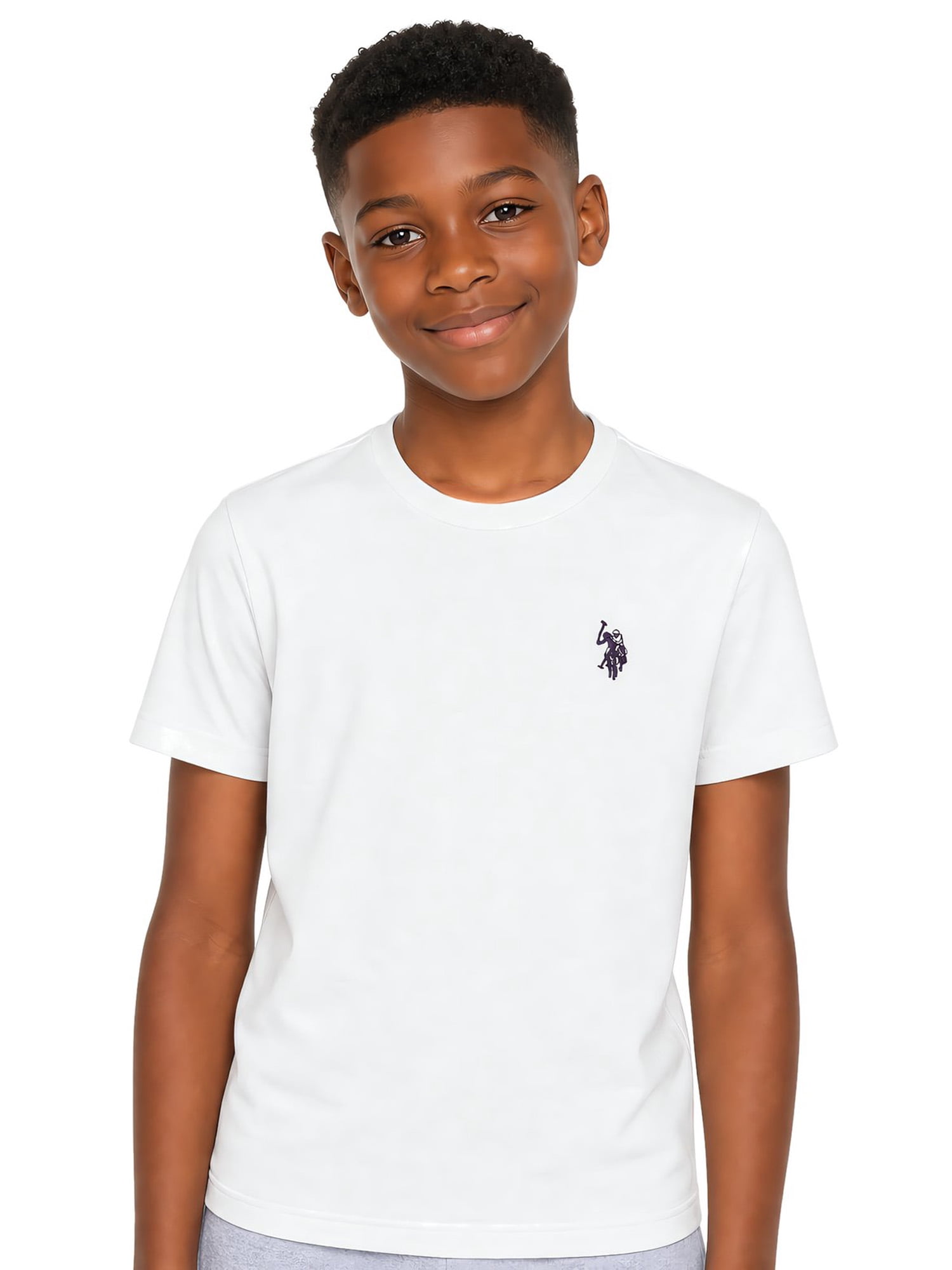 U.S. Polo Assn. Boys Crewneck T-shirt, Sizes 4-18