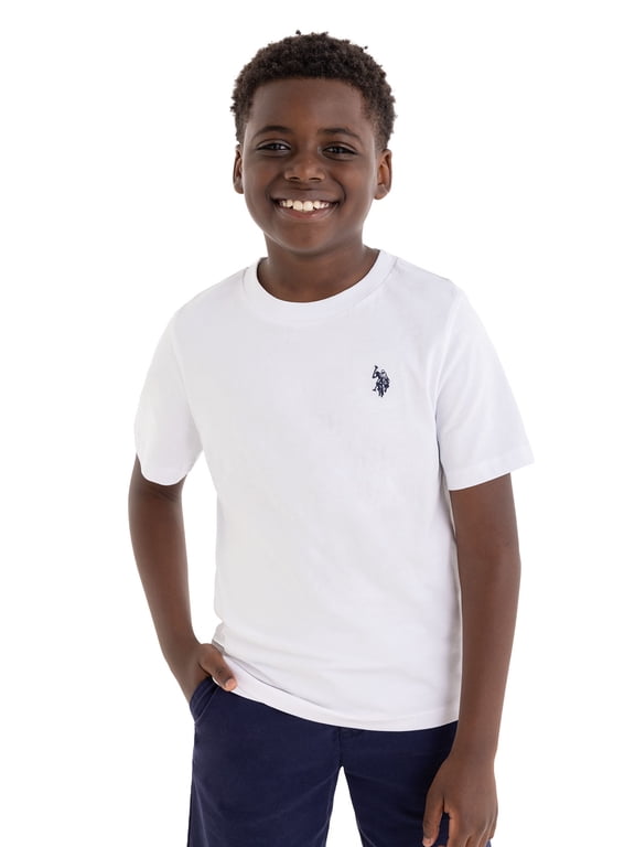 Boys' Crewneck T-shirt, Sizes 4-18