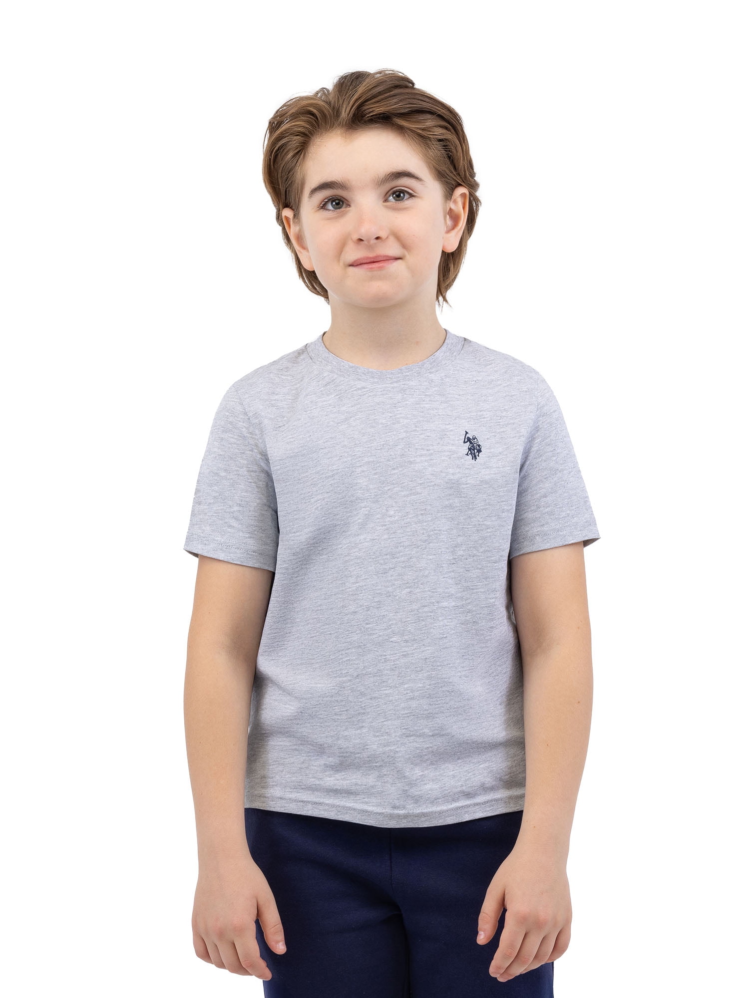 U.S. Polo Assn. Boys Crewneck T-shirt, Sizes 4-18