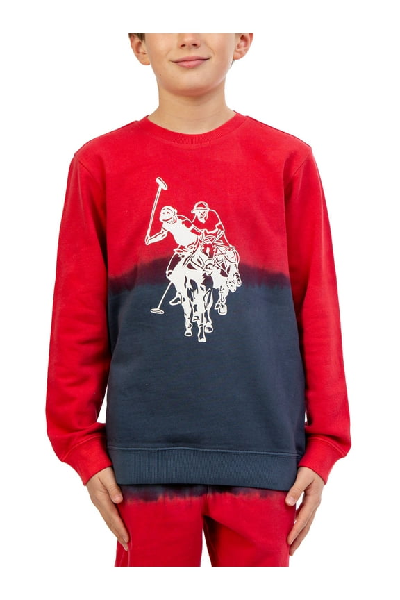 Boys Dip Dye Crewneck Sweatshirt, Sizes 4-18