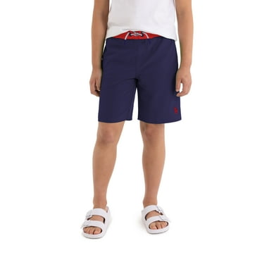 U.S. Polo Assn. Boys E-Board Swim Short with Brief Liner, Sizes 4-18