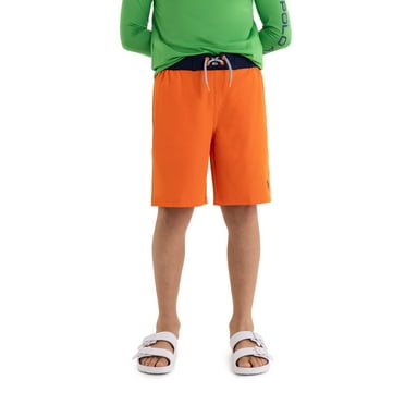 U.S. Polo Assn. Boys E-Board Swim Short with Brief Liner, Sizes 4-18