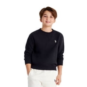 U.S. Polo Assn. Boys Fleece Crew Neck Pullover Sweatshirt, Sizes 4-18