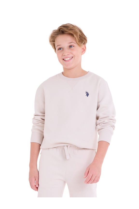 Boys Fleece Crew Neck Pullover Sweatshirt, Sizes 4-18