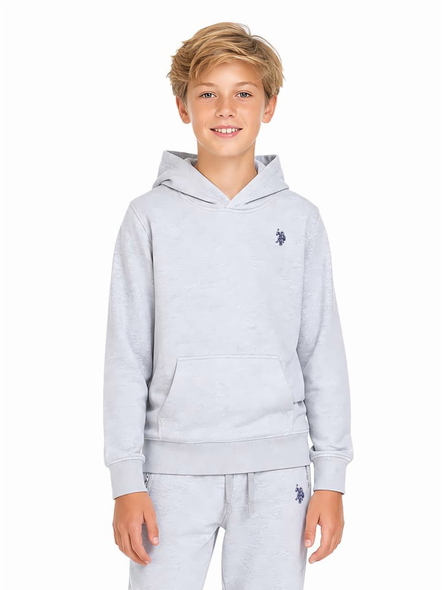 U.S. Polo Assn. Boys Fleece Pullover Hoodie, Sizes 4-18