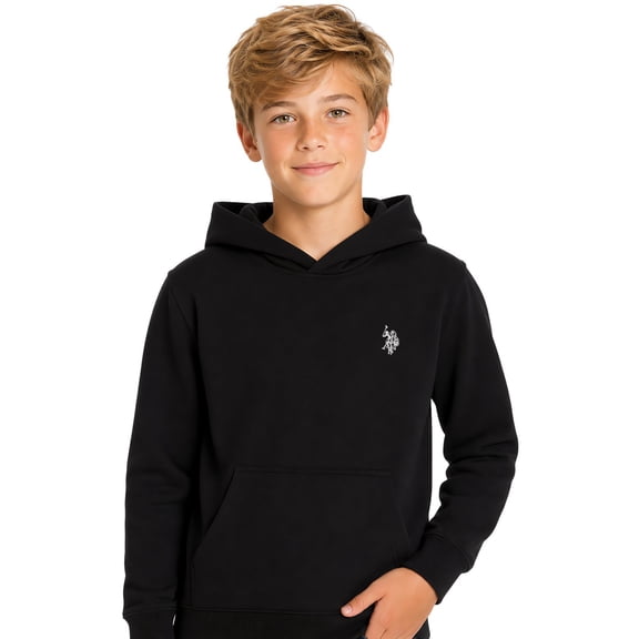 U.S. Polo Assn. Boys Fleece Pullover Hoodie, Sizes 4-18