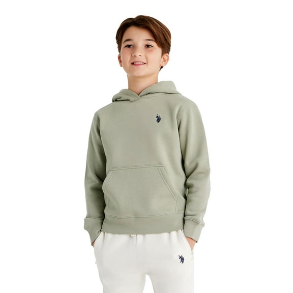 U.S. Polo Assn. Boys Fleece Pullover Hoodie, Sizes 4-18