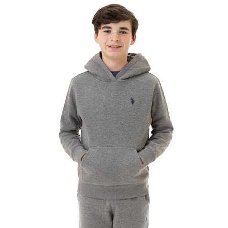 U.S. Polo Assn. Boys Fleece Pullover Hoodie, Sizes 4-18