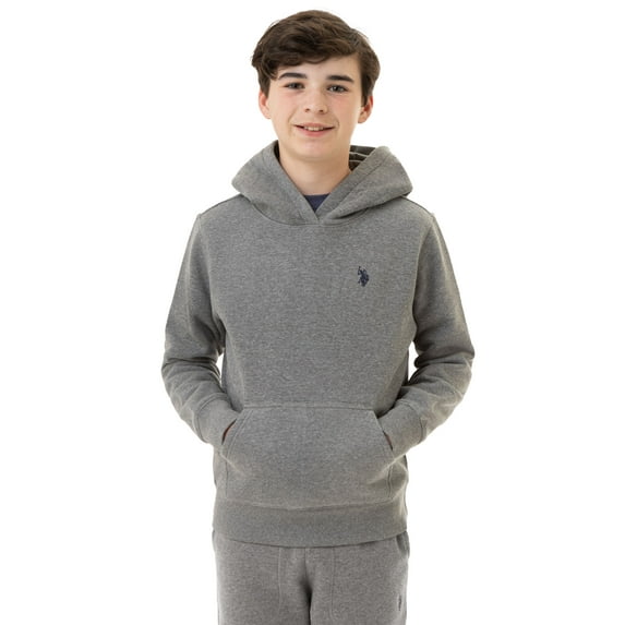 U.S. Polo Assn. Boys Fleece Pullover Hoodie, Sizes 4-18