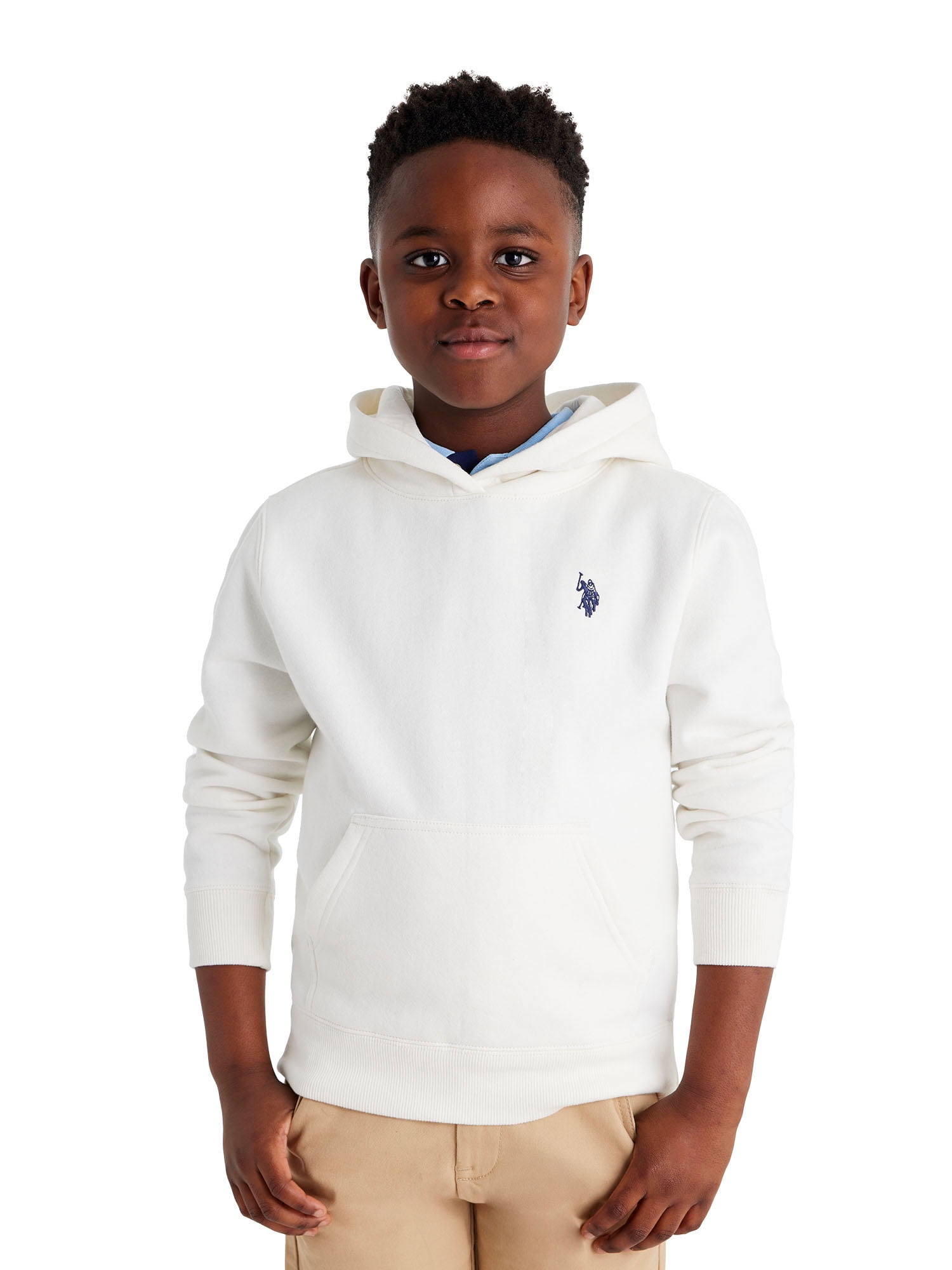 U.S. Polo Assn. Boys Fleece Pullover Hoodie, Sizes 4-18