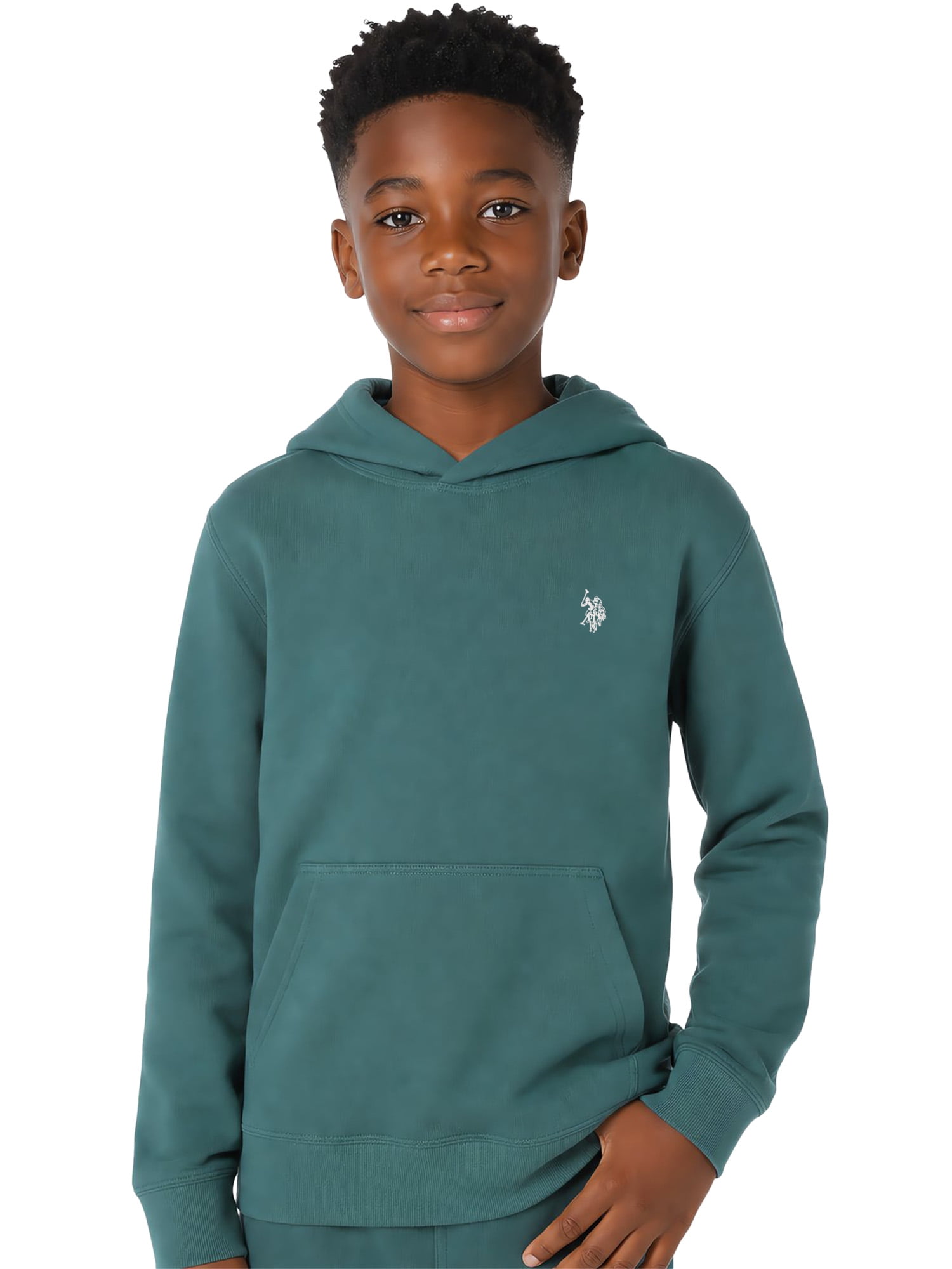 U.S. Polo Assn. Boys Fleece Pullover Hoodie, Sizes 4-18
