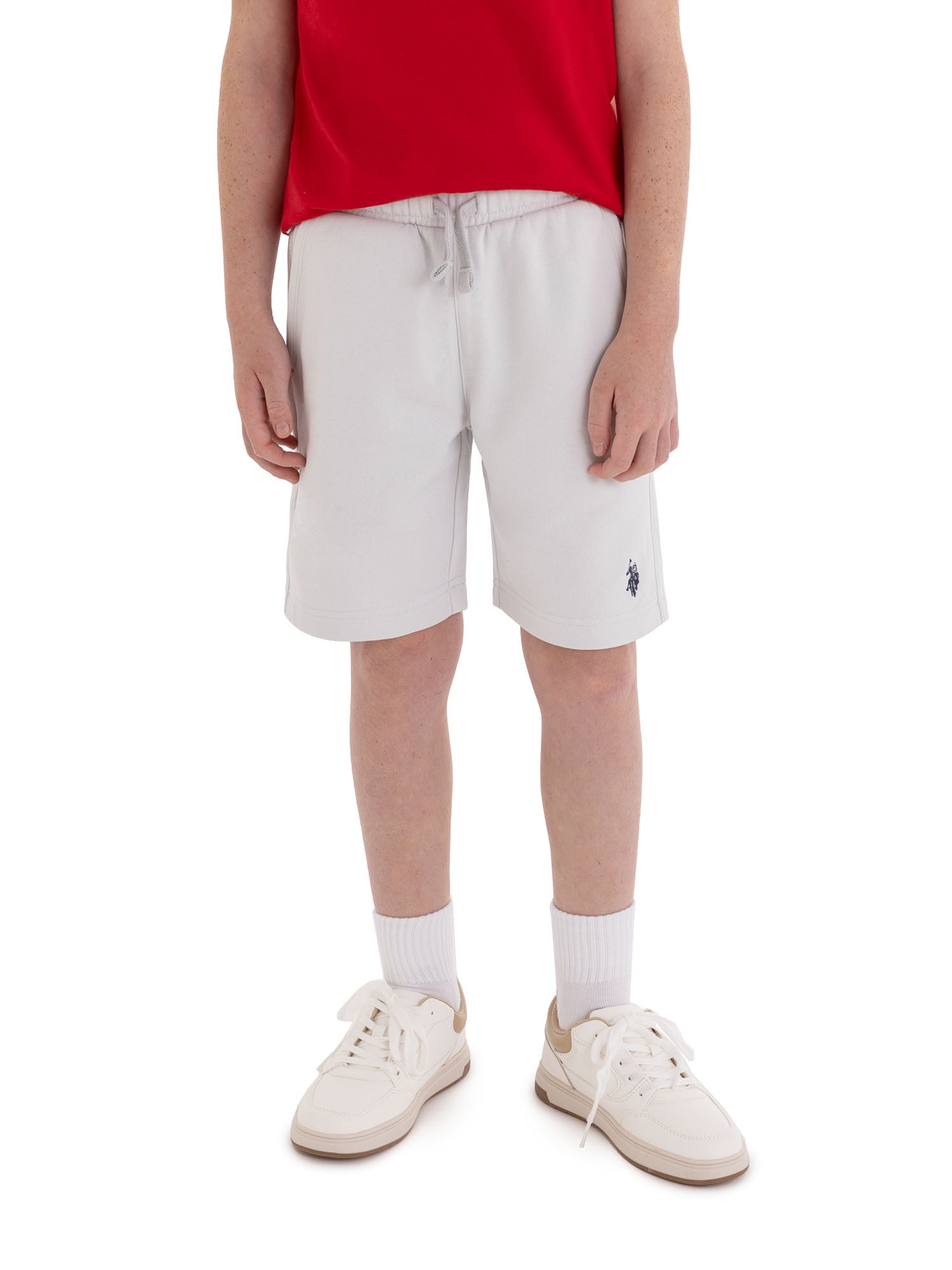 U.S. Polo Assn. Boys Fleece Short with Zipper Pockets, Sizes 4-18
