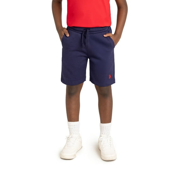 U.S. Polo Assn. Boys Fleece Short with Zipper Pockets, Sizes 4-18
