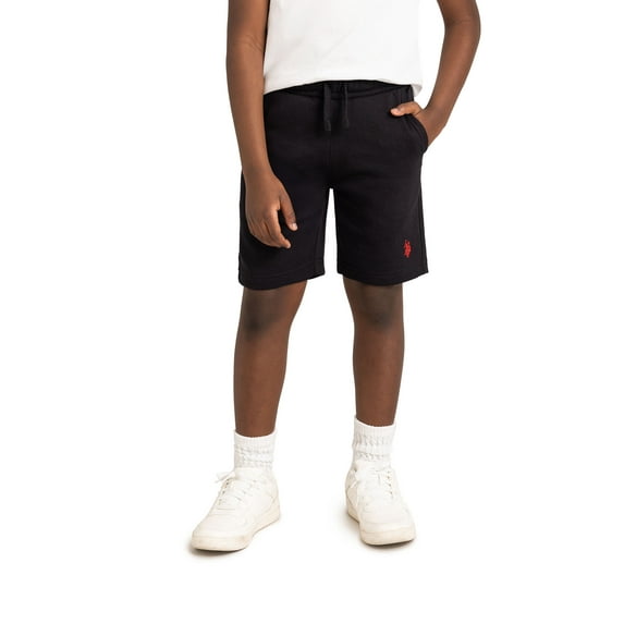 U.S. Polo Assn. Boys Fleece Short with Zipper Pockets, Sizes 4-18