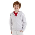 thumbnail image 1 of U.S. Polo Assn. Boys Fleece Zip-Up Hoodie, Sizes 4-18, 1 of 3