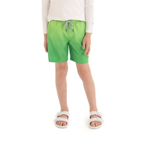 U.S. Polo Assn. Boys Gradient Print Swim Short, Sizes 4-18