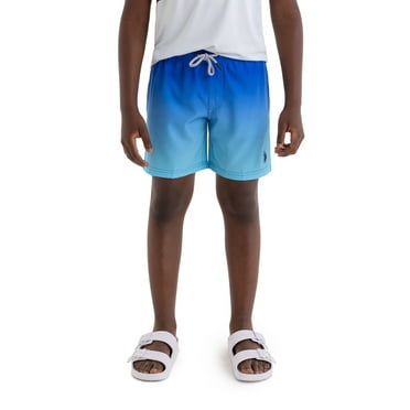 U.S. Polo Assn. Boys Gradient Print Swim Short, Sizes 4-18