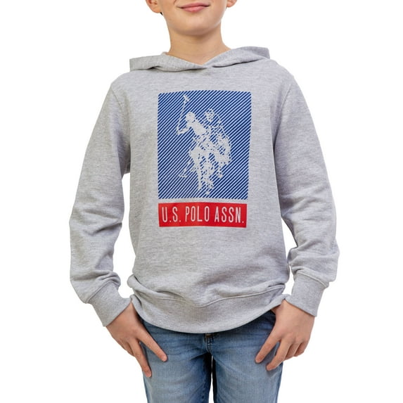 U.S. Polo Assn. Boys Graphic Hoodie, Sizes 4-18