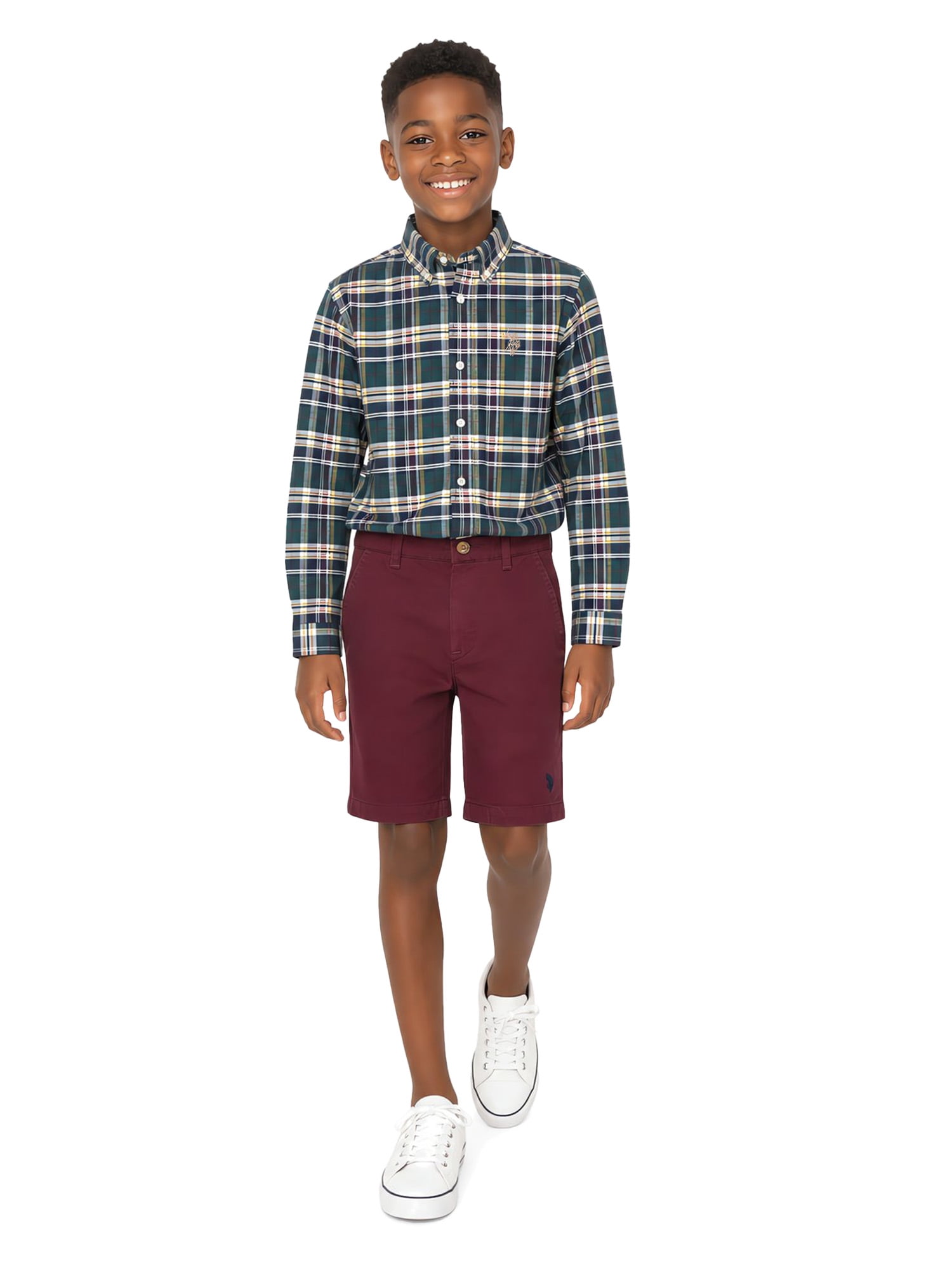 U.S. Polo Assn. Boys Hartford Short, Sizes 4-18