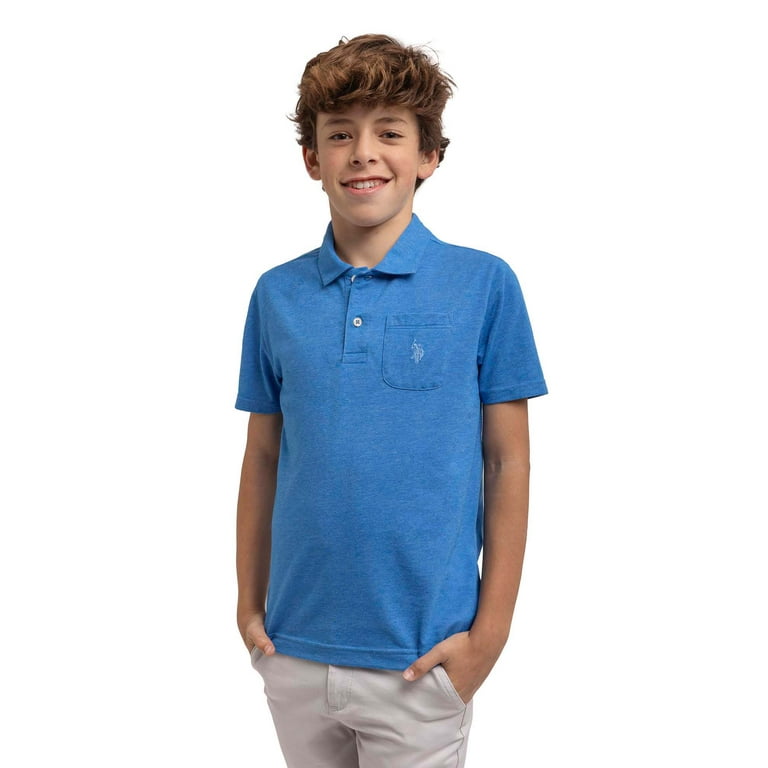 Polo Boys Jersey Pocket Polo Shirt, Sizes 4-18