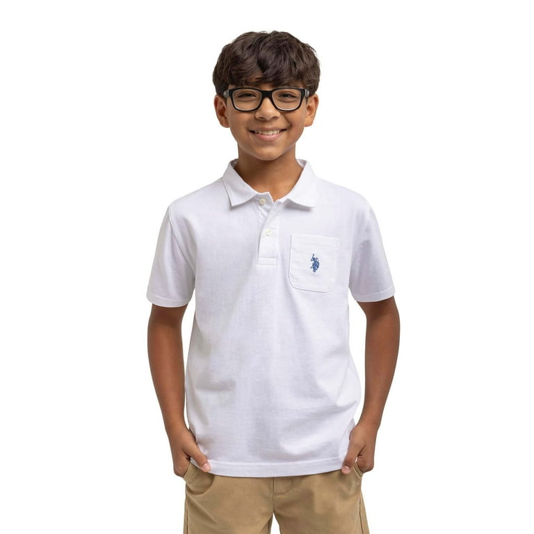 Polo Boys Jersey Pocket Polo Shirt, Sizes 4-18