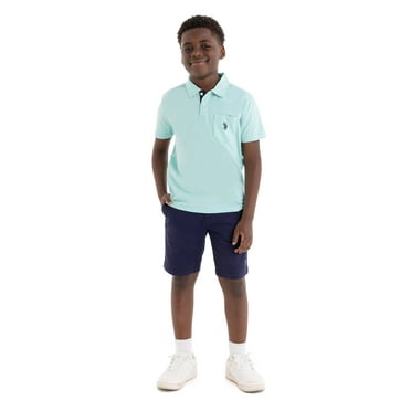 U.S. Polo Assn. Boys Jersey Pocket Polo Shirt, Sizes 4-18