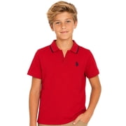 Boys Short Sleeve Johnny Collar Shirt, Sizes 4-18