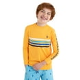 thumbnail image 1 of U.S. Polo Assn. Boys Long Sleeve Chest Stripe Rash Guard, Sizes 4-18, 1 of 5