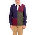 thumbnail image 1 of U.S. Polo Assn. Boys Long Sleeve Colorblock Rugby Shirt, Sizes 4-18, 1 of 3
