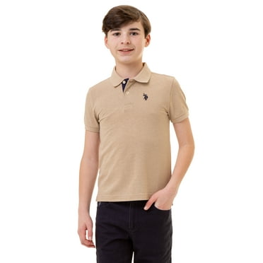 U.S. Polo Assn. Boys Pique Polo Shirt, Sizes 4-18