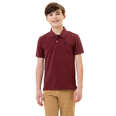 U.S. Polo Assn. Boys Pique Polo Shirt, Sizes 4-18