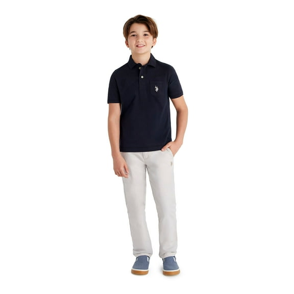 U.S. Polo Assn. Boys Play-Formance Pant with Stretch, Sizes 4-18