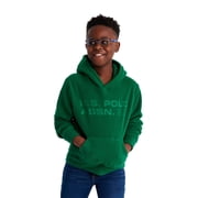 U.S. Polo Assn. Boys Polar Fleece Pullover Hoodie, Sizes 4-18